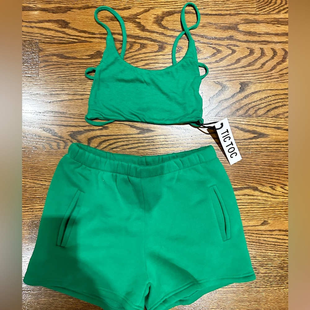 matching shorts set